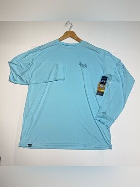 Pelagic  Aqua-Tek Shirt Long Sleeve Blue UPF50 +Sun Protection Mens Size 3XL NWT